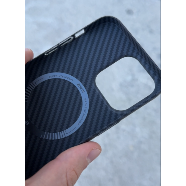 Чехол для iPhone Carbon Fiber with MagCase