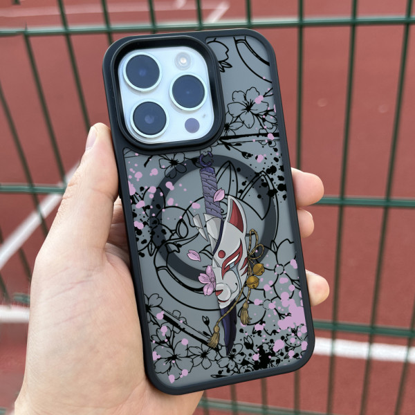 Чехол для iPhone 15 Маска Анбу