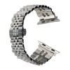 Ремінець Rolex Steel 5 Beads Apple Watch Silver