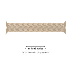 Ремешок ArmorStandart Braided Solo Loop для Apple Watch Beige