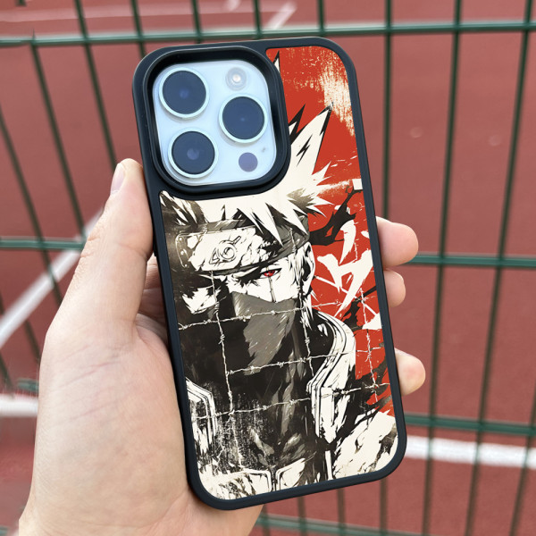 Чехол для iPhone 15 Какаши Red