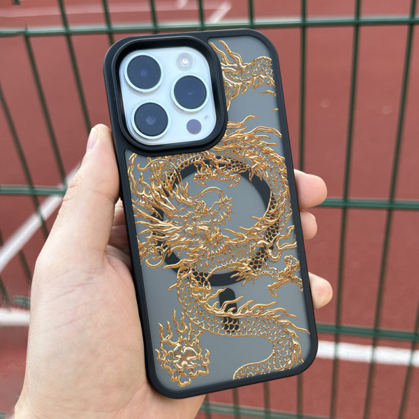 Чехол для iPhone 15 Japan Gold