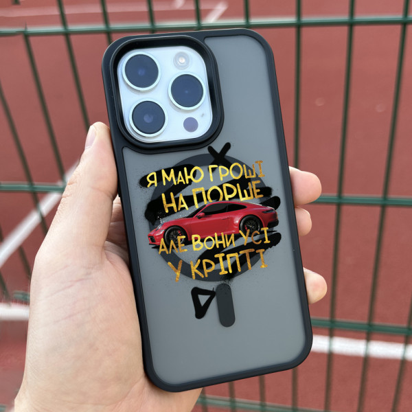 Чехол для iPhone 15 Porsche Money