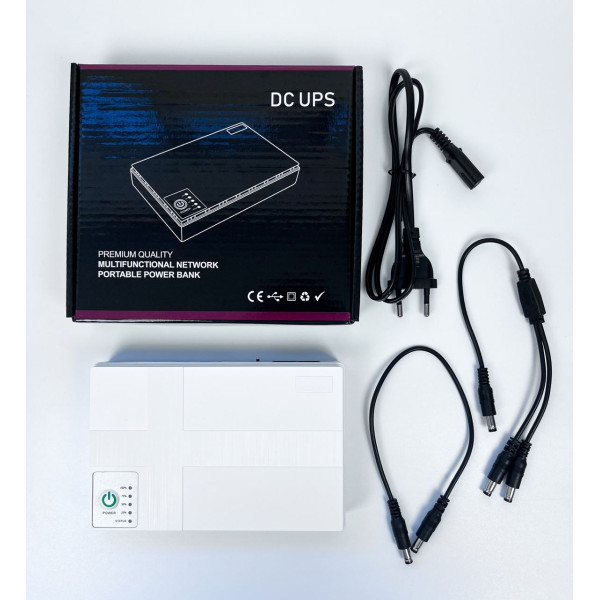 Портативне джерело живлення для роутера ArmorStandart DC mini UPS white 10400 mAh