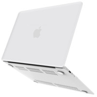 Чохол для MacBook Air 13 (2018-2020, 2020 М1)  A1932 А2179 А2337 білий матовий пластик