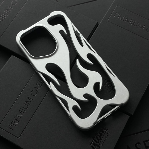 Чехол для iPhone 12 Pro Max Flame Case Silver