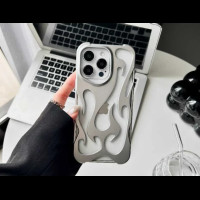 Чехол для iPhone 12 Pro Max Flame Case Silver