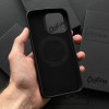 Чехол для iPhone 12 матовый силикон с MagSafe 