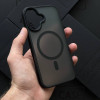 Чехол для iPhone 16  Plus Black Matte with MagSafe