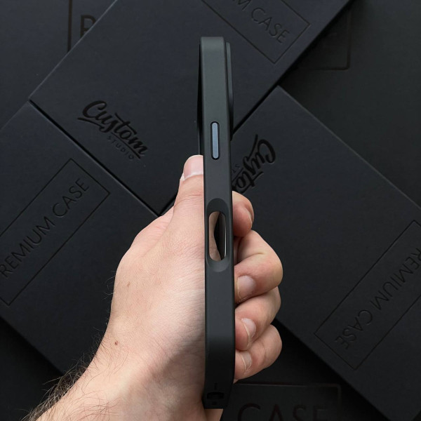 Чехол для iPhone 16  Plus Black Matte with MagSafe