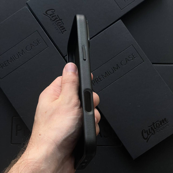 Чохол Magsafe з еко-шкіри для iPhone 16 Pro Max