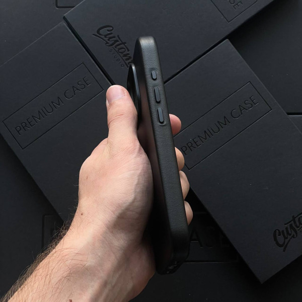 Чохол Magsafe з еко-шкіри для iPhone 16 Pro