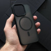 Чохол для iPhone 16  Pro Black Matte with MagSafe