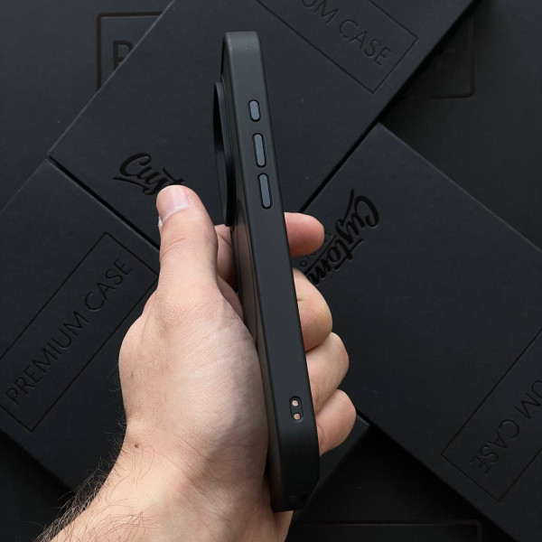 Чохол для iPhone 16  Pro Black Matte with MagSafe