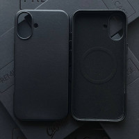 Чохол Magsafe з еко-шкіри для iPhone 16 Plus 