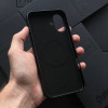 Чехол Magsafe с еко-кожи для iPhone 16 Plus