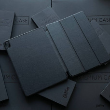 Чехол для iPad 10 gen (10.9) (2022) A2696 A2757 A2777 черный кожаный 