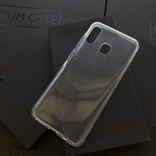 Чехол для Samsung A30 прозрачный силикон 