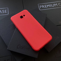 Чохол для Samsung J4 Plus 2018 червоний матовий силікон