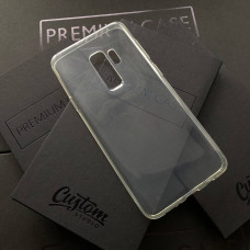 Чехол для Samsung S9 Plus прозрачный силикон 