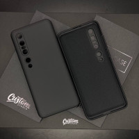 Чохол для Xiaomi Mi 10 матовий силікон з Мікрофіброю