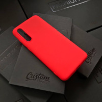Чохол для Xiaomi Mi 9 червоний матовий силікон 