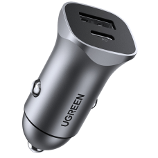 Авто зарядка  UGREEN CD130 20W USB + Type-C PD Car Charger (Серый)