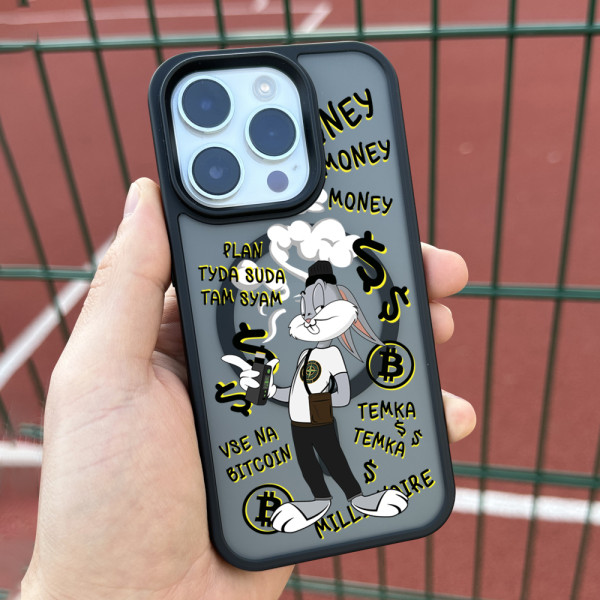 Чехол для iPhone 15 Банни Темка