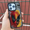 Чехол для iPhone 15 Дедпул Росомаха
