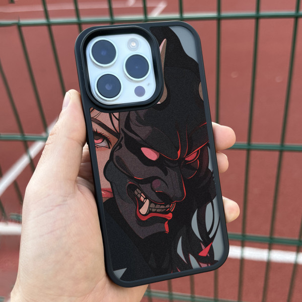 Чехол для iPhone 15 Девочка Маска