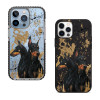 Чехол для iPhone 15 Доберман Мрамор