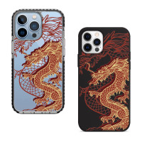Чехол для iPhone X Orange Dragon