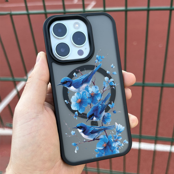 Чохол для iPhone 15 Ластівки Гілка