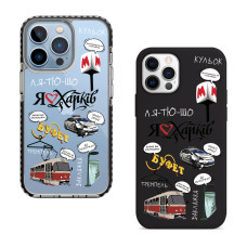 Чехол для iPhone 17 Харьков Стикер Пак