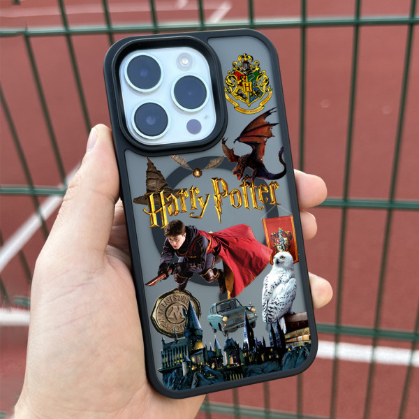 Чехол для iPhone 15 Поттер Коллаж
