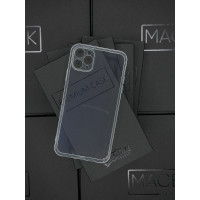 Чехол для iPhone 11 Pro Max прозрачный силикон