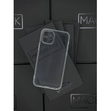 Чехол для iPhone 12 прозрачный силикон