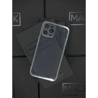 Чехол для iPhone 12 Pro Max прозрачный силикон