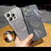 Чехол для iPhone 15 Plus Burmester Silver with Magsafe