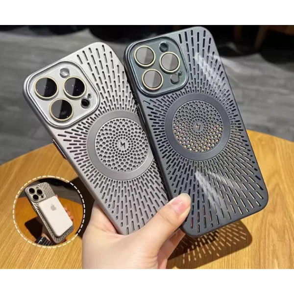 Чехол для iPhone 15 Plus Burmester Silver with Magsafe