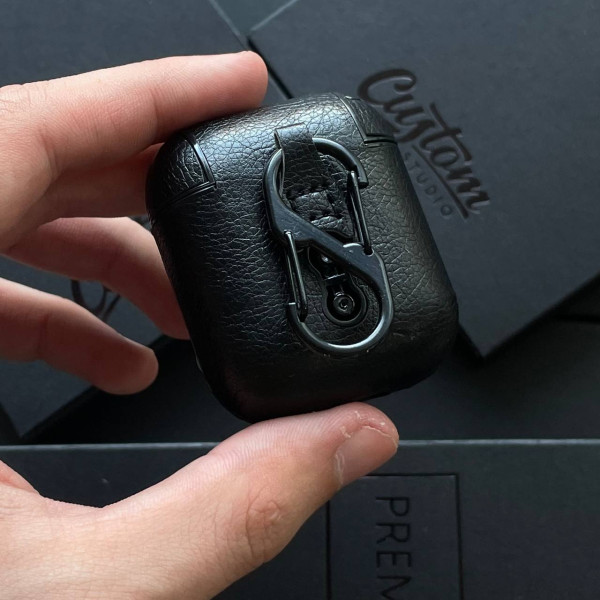 Leather Case for Apple Airpods 1/2