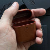Leather Case for Apple Airpods 1/2