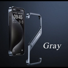 Чехол для iPhone 14 Pro Max Grey Metal Case