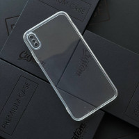 Чохол для iPhone XS Max прозорий силікон 