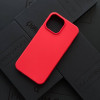 Чехол для iPhone 12 Pro Max красный силикон