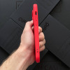 Чехол для iPhone 12 Pro Max красный силикон