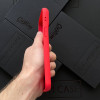 Чехол для iPhone 12 Pro Max красный силикон