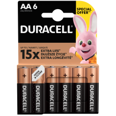 Батарейка DURACELL LR06 MN1500 1x6 шт