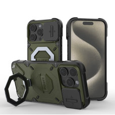 Чехол для iPhone ArmorPro с подставкой и защитой камеры