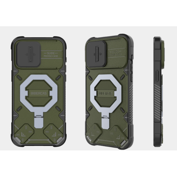 Чехол для iPhone ArmorPro с подставкой и защитой камеры
